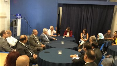 وزيرة الهجرة تنفي اضطهاد الأقباط: أبناء الدولة في الخارج هم المصريون فقط دون تمييز (صور)