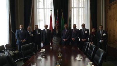 بعد رفع العلم.. تفاصيل لقاء رئيس برلمان أونتاريو بوزيرة الهجرة والوفد المصري في كندا (صور)