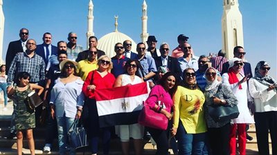 الجاليات المصرية في 5 دول تزور العاصمة الإدارية لمشاهدة آخر المشروعات (صور)