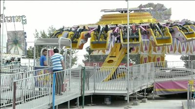 نشوب حريق فى ملاهى ماجيك لاند بمدينة 6 أكتوبر بالجيزة (صورة)