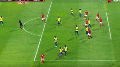 الأهلي يتقدم برباعية أمام اطلع برة في الشوط الأول