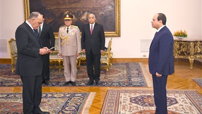 السيسي يشهد حلف اليمين لرئيس هيئة قضايا الدولة الجديد