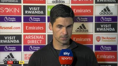 بعد التعادل أمام كريستال بالاس بالبريميرليج.. أرتيتا: استقبلنا هدفين تافهين 