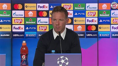 ناجلسمان يؤكد غياب جوريتسكا عن مواجهة بنفيكا.. ويعلق: لن أشتكي من ضعف المنافسة