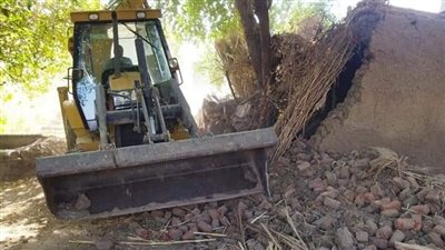 إزالة 132 حالة تعد بمساحة 6930 مترًا مربعًا بسوهاج