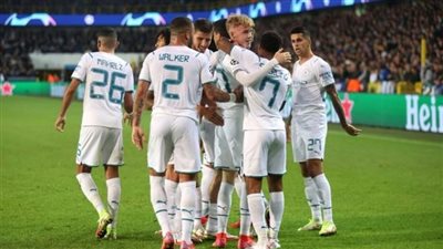 مانشستر سيتي يضرب كلوب بروج بخماسية في دوري الأبطال