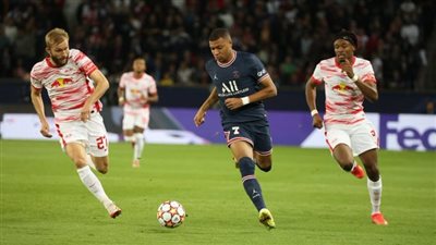 باريس سان جيرمان يتعادل مع لايبزيج في الشوط الأول بدوري أبطال أوروبا