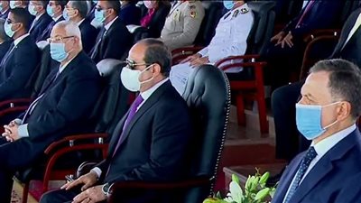 الرئيس السيسي يشهد الاحتفال بتخريج دفعة جديدة من طلبة كلية الشرطة