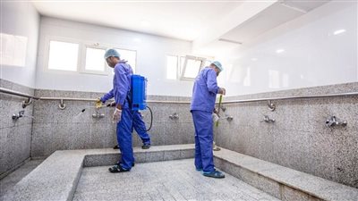 فتح دورات المياه قبل صلاة الفجر بمساجد محافظة الجيزة