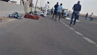 مصرع شاب دهسته تريلا في الشرقية