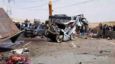 مصرع وإصابة 3 أشخاص في حادثي تصادم بالبحيرة