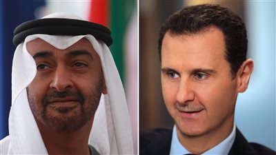 بشار الأسد ومحمد بن زايد يبحثان العلاقات الثنائية والأوضاع الإقليمية