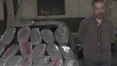 ضبط عاطل بحوزته 4.5 كيلو مواد مخدرة في شبرا الخيمة