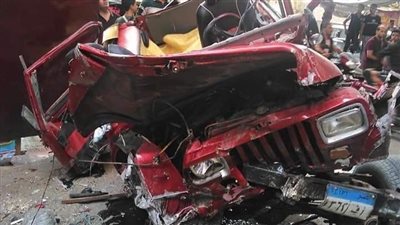 فتح تحقيق في حادث سقوط سيارة ملاكي من أعلى كوبري صفط اللبن