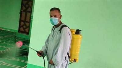  رئيس مدينة سنورس بالفيوم: تطهير دورات المياه بالمساجد بصفة مستمرة عن طريق الأوقاف لمواجهة كورونا