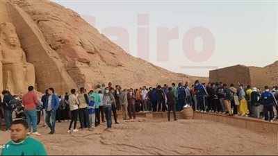  الشمس تتعامد اليوم على وجه رمسيس الثاني بمعبد أبو سمبل | صور