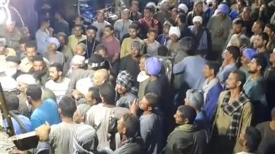 تشييع جثامين 4 ضحايا من حادث الأوسطي إلى مثواهم الأخير بالمنيا