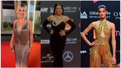 الأسود والذهبي يسيطران على ريد كاربت حفل ختام مهرجان الجونة | صور