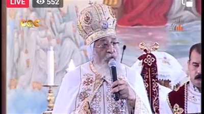 البابا تواضروس يترأس قداس تدشين كنيسة العذراء بمدينة بدر