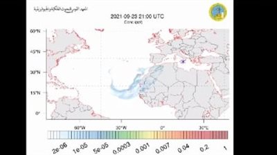 البحوث الفلكية يكشف نسبة تعرض مصر للغازات المنبعثة من بركان لابالما