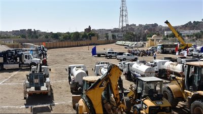 أسوان تستعد للتعامل مع الأمطار والسيول بالتدريب العملي صقر 91