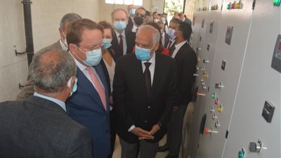 محافظ الجيزة يفتتح أعمال إنشاء خزان المياه الأرضي في البراجيل بسعة 6000 م3 │ صور