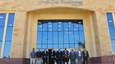 وفد من جامعة الدلتا التكنولوجية يتفقد منطقة واحة السيلكون بالمنوفية