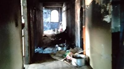 لجنة من وزارة الأثار لمعاينة حريق دير مارجرجس بأخميم في سوهاج