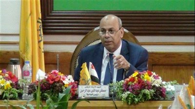 مجلس إدارة نادي أعضاء هيئة التدريس يكرم رئيس جامعة المنيا خلال جلسة انعقاده