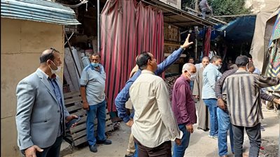 تحرير 1373 مخالفة ضمن حملة مكبرة لإزالة الإشغالات بدسوق | صور 