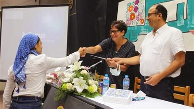 طلاب فنون جميلة حلوان يشاركون في مهرجان مدينة زويل للعلوم لعام 2021 | صور