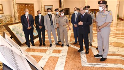 السيسي يطلع على الموقف التنفيذي بالحي الدبلوماسي بالقاهرة