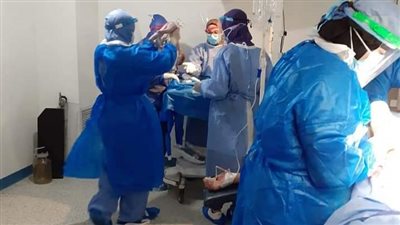 تفاصيل نجاح خامس ولادة قيصرية لأم مصابة بكورونا داخل عزل كفرالزيات بالغربية