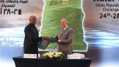 ضمن فعاليات أسبوع القاهرة للمياه.. توقيع مذكرة تفــاهم بين مصر والسنغال في مجال الموارد المائية