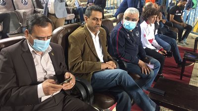 حسين لبيب غايب.. رباعي لجنة الزمالك وجهاز المنتخب في مدرجات بتروسبورت
