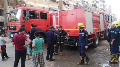 السيطرة على حريق شب بعقار في العياط