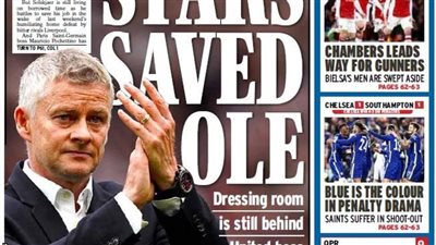 أساطير يونايتد ينقذون سولشاير وتحذير أنشيلوتي الأخير لهازارد.. جولة في الصحف العالمية اليوم