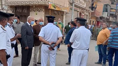 لفرض سيطرة القانون.. مدير أمن المنوفية يقود حملة لإزالة الإشغالات في الباجور |صور