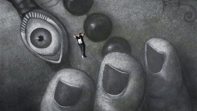 الكشف لوحة عملاقة مرسومة على عشب حديقة الفرسان في إكسبو