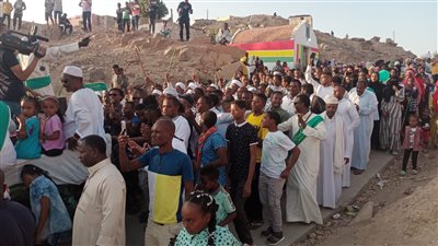 أجواء مليئة بالفرحة.. أهالي جزيرة هيسا النوبية بأسوان يحتفلون بالمولد النبوي | صور 