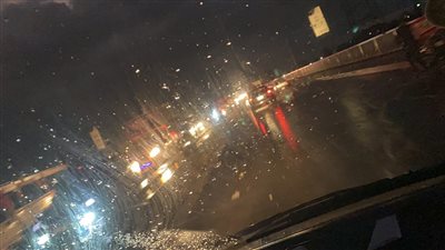 سقوط أمطار خفيفة على المدن الساحلية في محافظة البحيرة