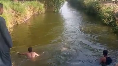 جهود مكثفة لانتشال جثة طفل غرق في ترعة ببني سويف 