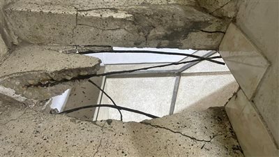 انهيار جزئي لعقار في المحلة دون خسائر بالأرواح