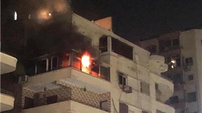 السيطرة على حريق شقة سكنية في العمرانية