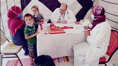 الكشف على 1539 مواطنا في قافلة طبية ضمن حياة كريمة بكفر الشيخ 