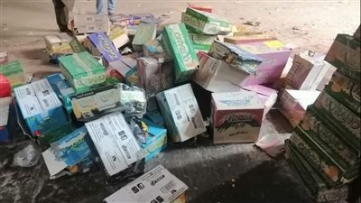 ضبط 4000 كيس شيبسي منتهي الصلاحية في البحيرة