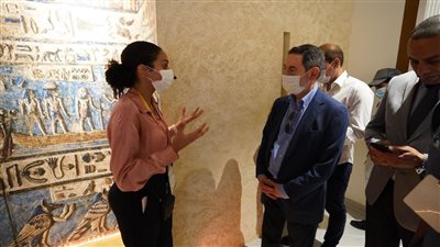 وفد التجارة العربية البرازيلية يتفقد الجناح المصري بـ إكسبو 2020 دبي