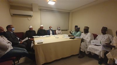 وفد الأزهر يعقد ندوة مشتركة مع مجلس أمناء جامعة الاستقامة بنيجيريا