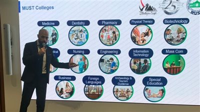 إكسبو 2020.. رئيس جامعة مصر للعلوم والتكنولوجيا يستعرض تجربته في التعليم 
