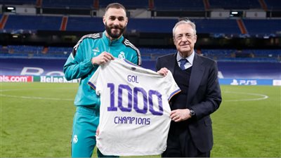 1000 هدف.. بنزيما يمنح ريال مدريا رقما تاريخيا في دوري الأبطال 